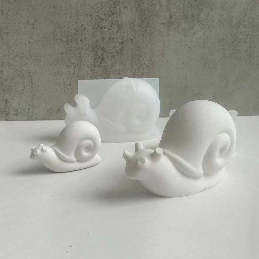 Candle Supplies Tins - Snail Animal Silicone Mold DIY Aromatherapy