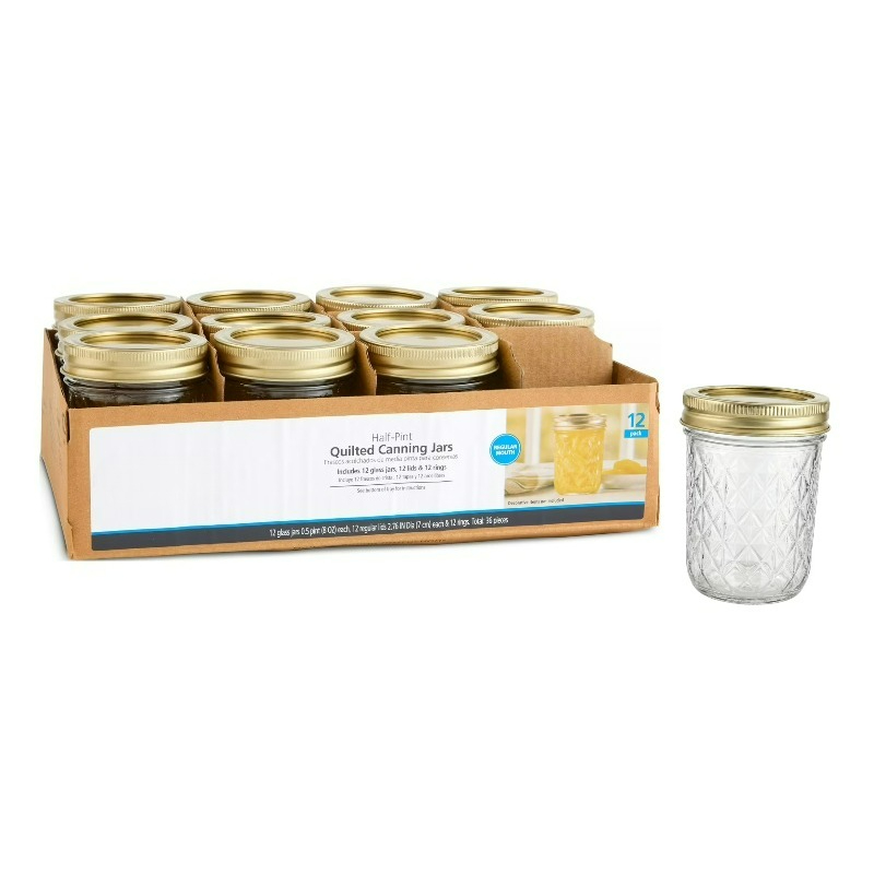 Mason Jar 8Oz - 8 oz Mason Jars, Regular Mouth
