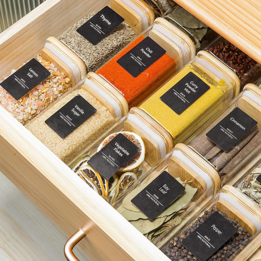 Glass Spice Jars with Bamboo L - đánh giá và giá Mason Jar 8Oz