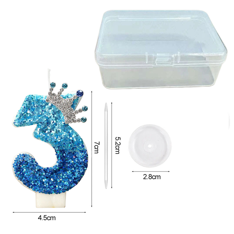 Creative Peacock Blue Crown Di - đánh giá và giá Candle Supply
