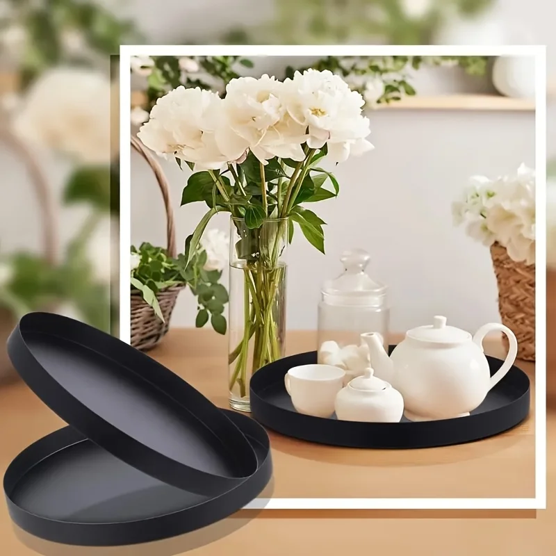 1Pc Modern black circular ABS  - đánh giá và giá Candle Holder Supplies