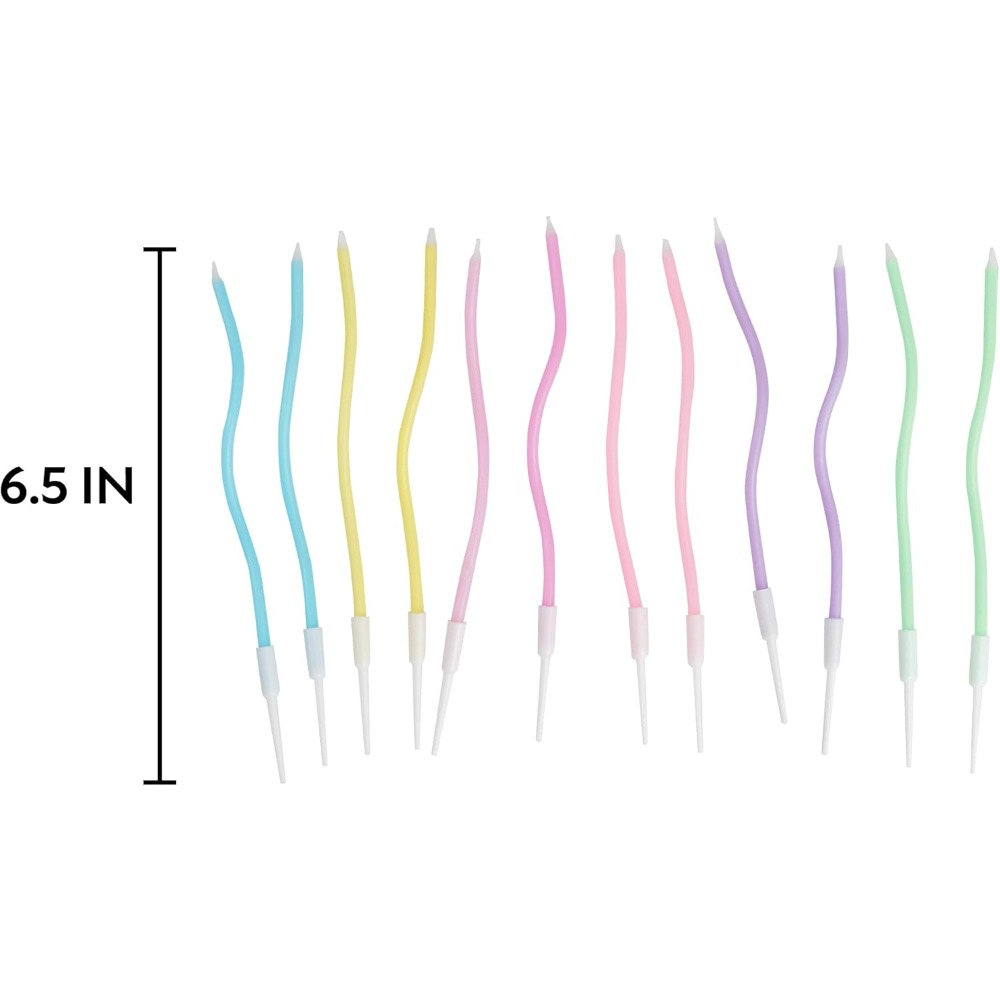 Rainbow Spiral Birthday Cake C - đánh giá và giá Candle Supply