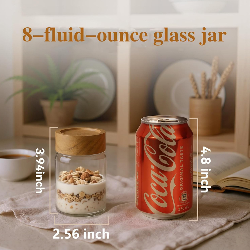 250ml 8oz Glass Mason Jars wit - đánh giá và giá Mason Jar 8Oz