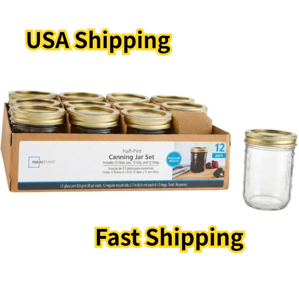 8 oz Mason Jars, Regular Mouth - đánh giá và giá Mason Jar 8Oz