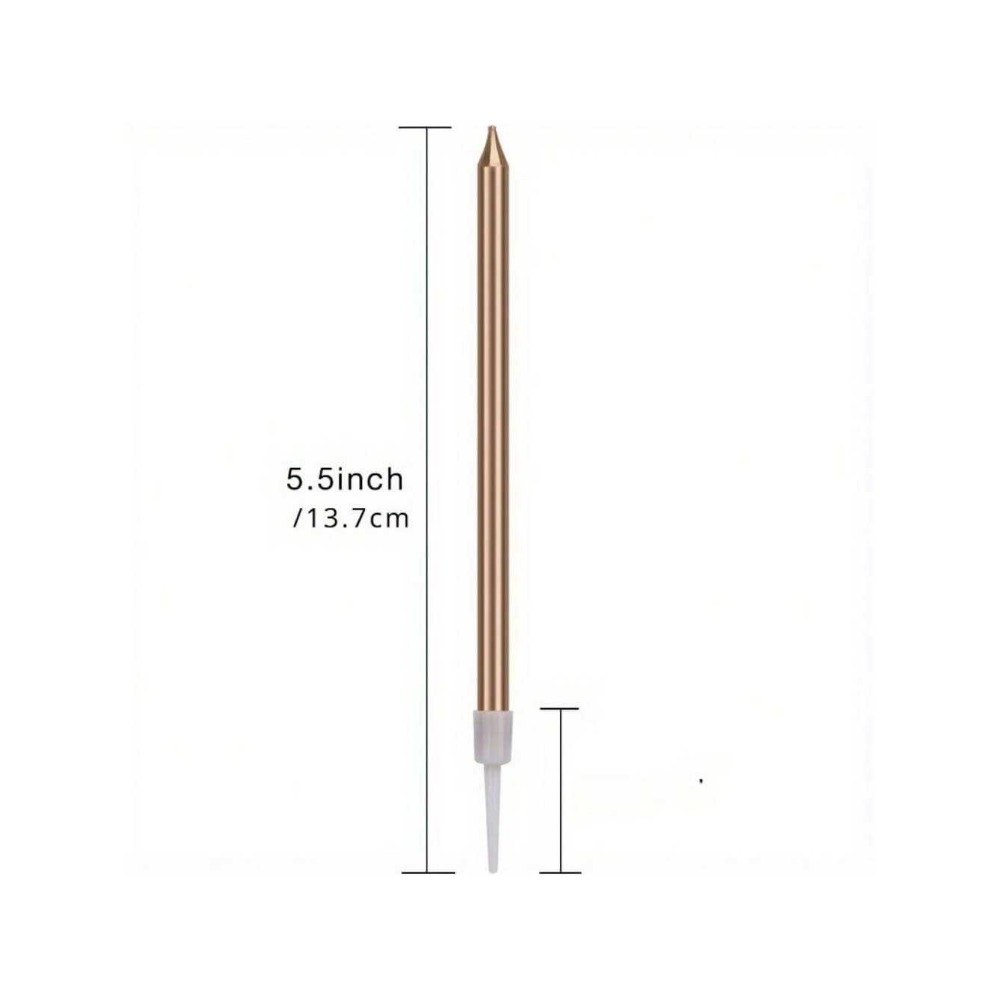 24 Pieces Metallic Candle Long - đánh giá và giá Candle Holder Supplies