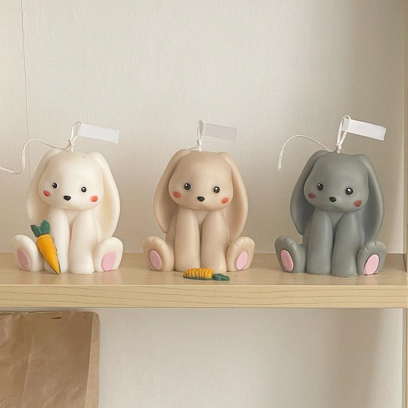 Sitting Rabbit Silicone Candle - đánh giá và giá Candle Supplies Tins