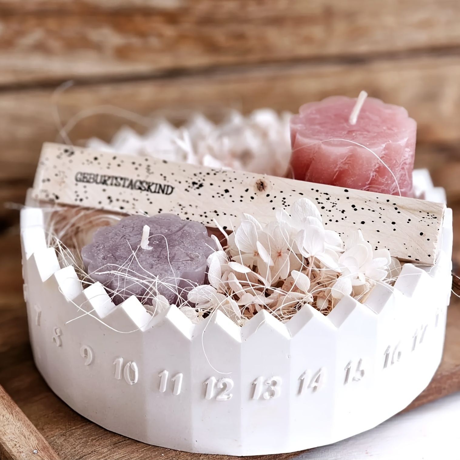 1 set Advent Calendar Silicone - đánh giá và giá Candle Holder Supplies
