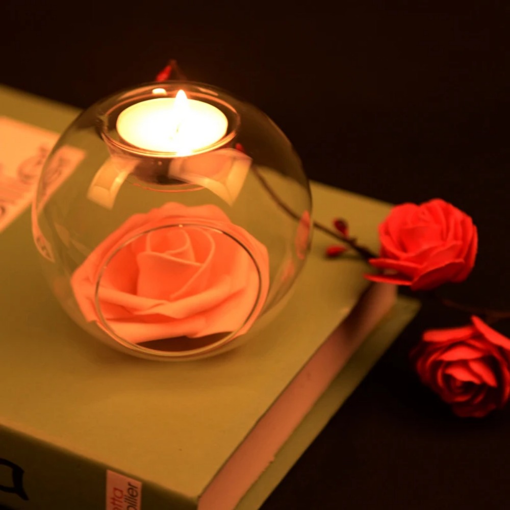 6/12pcs Glass Round Hollow Can - đánh giá và giá Candle Holder Supplies