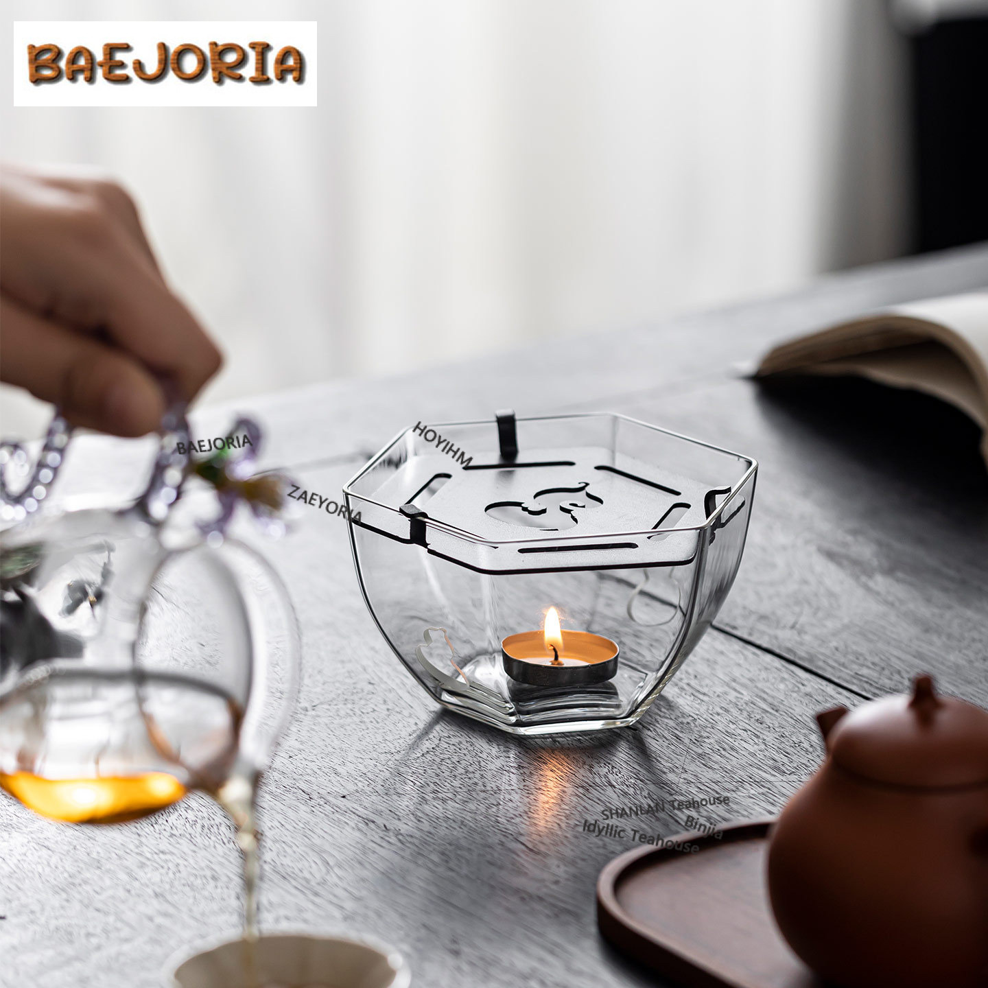 Hexagonal Gourd-shaped Glass T - đánh giá và giá Candle Holder Supplies