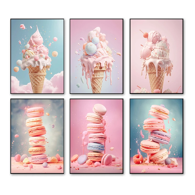 Unframe Pink Food Ice Cream Ma - đánh giá và giá Candle Shop