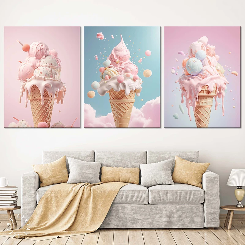 Unframe Pink Food Ice Cream Ma - đánh giá và giá Candle Shop