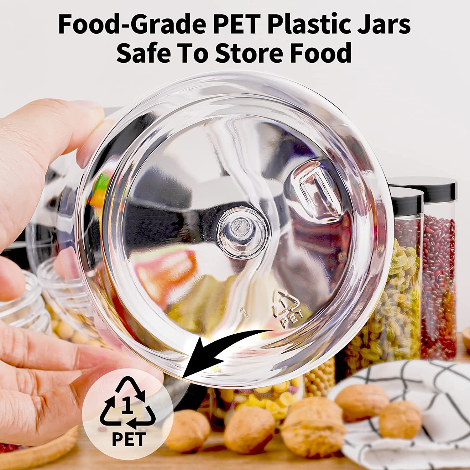10PCS 8OZ Plastic Jars with Sc - đánh giá và giá Mason Jar 8Oz