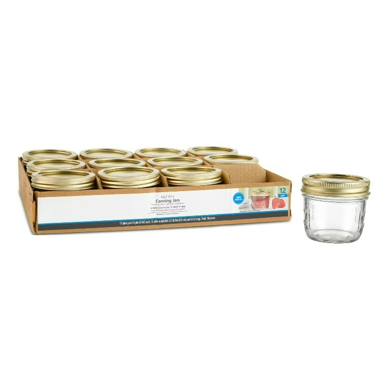 8 oz Mason Jars, Wide Mouth Ha - đánh giá và giá Mason Jar 8Oz