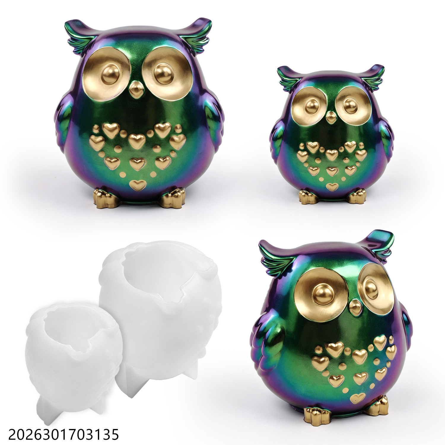 Owl Silicone Mold 3D Bird Shap - đánh giá và giá Candle Holder Supplies