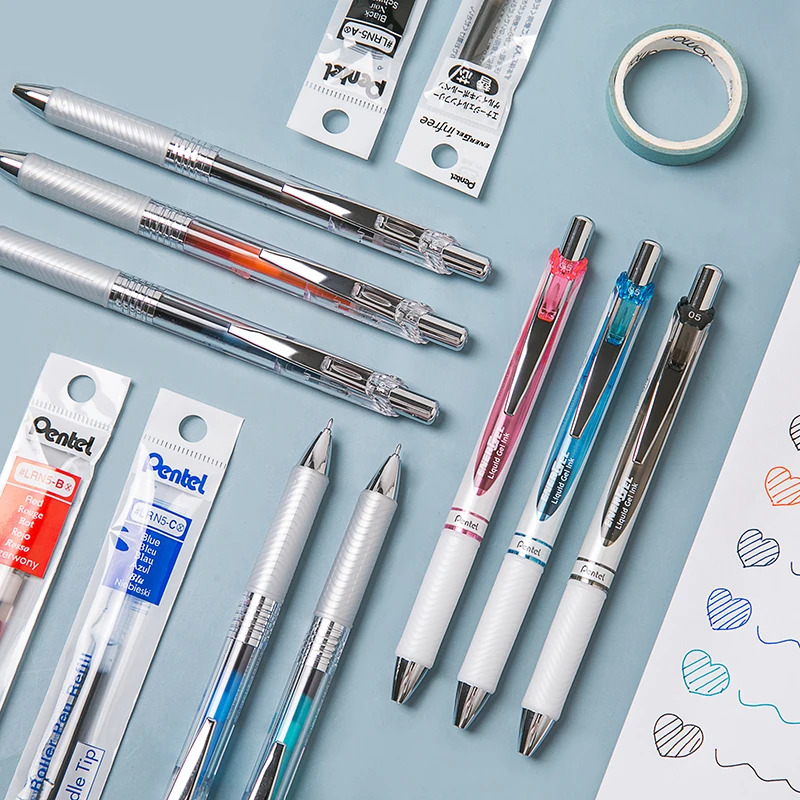 Japan Limit Clear Edition Pent - đánh giá và giá Pentel Pen Energel