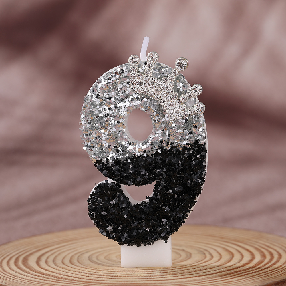Black Silver Gradient Crown Ha - đánh giá và giá Candle Supply