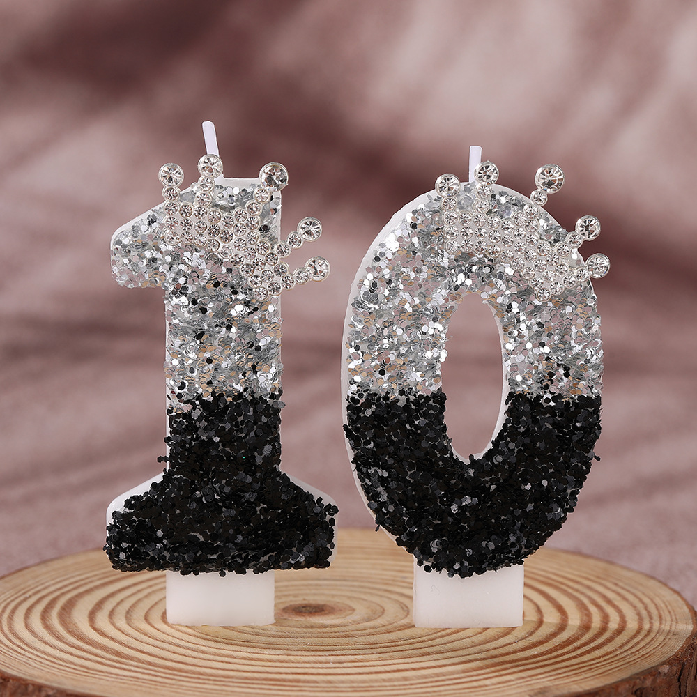 Black Silver Gradient Crown Ha - đánh giá và giá Candle Supply